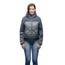 Nobis Elle Quilted Hooded Jacket - Womens -Foggy Blue/Heathered Navy-Large