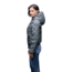 Nobis Elle Quilted Hooded Jacket - Womens -Foggy Blue/Heathered Navy-Large