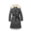 Nobis Grace A-Line Coat - Womens, H. Charcoal, Extra Small, GRACE-H.Charcoal-XS