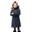 Nobis Little Astrid Long Coat - Kids, Crosshatch Navy, Large, LIL ASTRID-CH NAVY-L