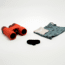 Nocs Provisions Field Issue 8x32mm Roof Prism Waterproof Binoculars, Rugged, Coral Red, NOC-FLD-RED