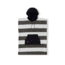 Nomadix Changing Poncho, Stripes Noll Black, Small/Medium, KCP-STRP-101