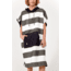 Nomadix Changing Poncho, Stripes Noll Black, Small/Medium, KCP-STRP-101