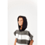 Nomadix Changing Poncho, Stripes Noll Black, Small/Medium, KCP-STRP-101