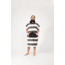Nomadix Changing Poncho, Stripes Noll Black, Small/Medium, KCP-STRP-101