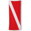 Nomadix Original Towel, Dive Flag, 30in x 72.5in, NM-DIVE-101