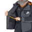 Norfin Rebel Pro Insulated Gray Rain Jacket - Men's, Gray, Large, 596003-L