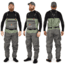 Norfin Waders Pilot Sttokingfoot - Mens, Lt Green Gray, 11, 83321-03L