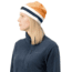 Norrona /29 Marl Knit Stripe Wool Beanie, Orange Popsicle, One Size, 7042698463487