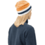 Norrona /29 Marl Knit Stripe Wool Beanie, Orange Popsicle, One Size, 7042698463487