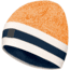 Norrona /29 Marl Knit Stripe Wool Beanie, Orange Popsicle, One Size, 7042698463487