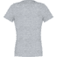 Norrona Cotton Slant Logo T-Shirt - Womens, Drizzle Melange/Caviar, Small, 3420-21-8012-S