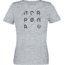 Norrona Cotton Slant Logo T-Shirt - Womens, Drizzle Melange/Caviar, Small, 3420-21-8012-S