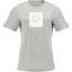 Norrona Cotton Square Viking T-Shirt - Womens, Drizzle Melange/Snowdrop, Extra Small, 3425-21-8011-XS