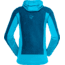 Norrona Falketind Alpha120 Zip Hood - Womens, Aquarius/Mykonos Blue, Small, 1873-20-2380-S