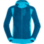 Norrona Falketind Alpha120 Zip Hood - Womens, Aquarius/Mykonos Blue, Small, 1873-20-2380-S