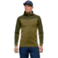 Norrona Falketind Warmwool Stretch Zip Hooded Jacket - Mens, Olive Night/Olive Drab, Small, 1820-20 3304 S