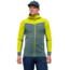 Norrona Falketind Warmwool2 Stretch Zip Hood - Mens, Sulphur Spring/North Atlantic, Medium, 7042698457653