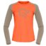 Norrona Femund Pureull Long Sleeve - Womens, Orange Alert, Extra Large, 2676-24-5620-XL
