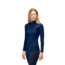 Norrona Femund PureUll Zip Neck Top - Womens, Indigo Night, Medium, 2678-24-2295-M