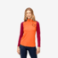 Norrona Femund Pureull Zip Neck - Womens, Orange Alert, Small, 2678-24-5620-S