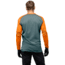 Norrona Fjora Equaliser Lightweight Long Sleeve - Mens, North Atlantic/Orange Popsicle, Extra Large, 7042698471833