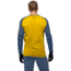 Norrona Fjora Equaliser Lightweight Long Sleeve - Mens, Sulphur/Vintage Indigo, Large, 2222-18 5012 L