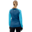 Norrona Fjora Equaliser Lightweight Long Sleeve - Womens, Mykonos Blue/Aquarius, Large, 2228-18 6011 L