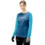 Norrona Fjora Equaliser Lightweight Long Sleeve - Womens, Mykonos Blue/Aquarius, Large, 2228-18 6011 L