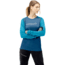 Norrona Fjora Equaliser Lightweight Long Sleeve - Womens, Mykonos Blue/Aquarius, Large, 2228-18 6011 L