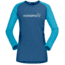 Norrona Fjora Equaliser Lightweight Long Sleeve - Womens, Mykonos Blue/Aquarius, Large, 2228-18 6011 L