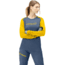 Norrona Fjora Equaliser Lightweight Long Sleeve - Womens, Sulphur/Vintage Indigo, Large, 2228-18 5012 L