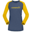 Norrona Fjora Equaliser Lightweight Long Sleeve - Womens, Sulphur/Vintage Indigo, Large, 2228-18 5012 L