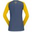 Norrona Fjora Equaliser Lightweight Long Sleeve - Womens, Sulphur/Vintage Indigo, Large, 2228-18 5012 L