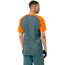 Norrona Fjora Equaliser Lightweight T-Shirt - Mens, North Atlantic/Orange Popsicle, Large, 7042698471840
