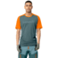 Norrona Fjora Equaliser Lightweight T-Shirt - Mens, North Atlantic/Orange Popsicle, Large, 7042698471840