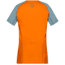 Norrona Fjora Equaliser Lightweight T-Shirt - Womens, Orange Popsicle/Tourmaline, Small, 7042698465009