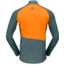 Norrona Fjora Equaliser Long Sleeve Zip Top - Mens, North Atlantic/Orange Popsicle, Medium, 7042698461353