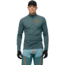 Norrona Fjora Equaliser Long Sleeve Zip Top - Mens, North Atlantic/Orange Popsicle, Medium, 7042698461353