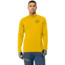 Norrona Fjora Equaliser Zip Top Long Sleeve - Mens, Sulphur/Vintage Indigo, Extra Large, 2214-21 5012 XL