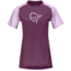 Norrona Fjora Wool T-Shirt - Womens, Dark Purple/Violet Tulle, Extra Small, 7042698461612
