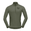 Norrona Fjr Equaliser Long Sleeve Zip Top - Mens, Olive Night/Caviar, Medium, 7042698425478