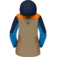 Norrona Lofoten Gore-Tex Pro Jacket - Womens, Elmwood/Orange Popsicle, Extra Large, 1031-20-4404-XL