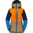 Norrona Lofoten Gore-Tex Pro Jacket - Womens, Elmwood/Orange Popsicle, Extra Large, 1031-20-4404-XL