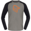 Norrona PureUll Norrona Long Sleeve - Mens, Castor Grey/Caviar Black Melange, 2XL, 5262-21 8704 XXL