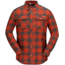 Norrona Svalbard Flannel Shirt - Men's, Rooibos Tea/Slate Grey, Extra Large, 2404-19 5516 XL