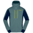 Norrona Trollveggen Powerstretch Pro Zip Hood - Mens, North Atlantic/Indigo Night, L, 1623-19-6630-L