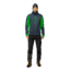 Norrona Trollveggen Powerstretch Pro Zip Hooded Jacket - Mens, Cool Black/Classic Green, Large, 1623-19-7784-L