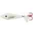 Northland Buck-Shot Coffin Spoon - 1/Card - 1/8Oz - #8 Hook -Super-Glo Exo White, BRCS3-131