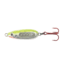 Northland Fishing Tackle Glass Buck-Shot Spoon, Silver Flourescent Chartreuse, 3/32 oz, NL-GBRS2-1011